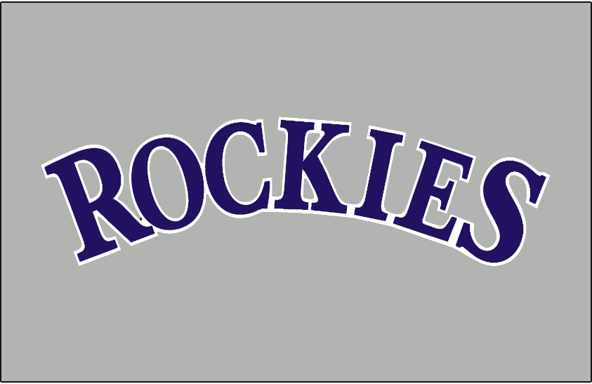 Colorado Rockies 1994-1999 Jersey Logo iron on transfers for clothing